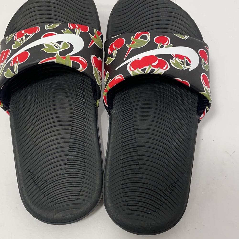 Kids Cherry Nike Slides